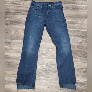 MOTHER The Insider Crop Step Fray size 28